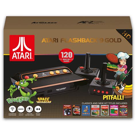 Atari flashback 9 - Product description. The all-new Atari Flashback 9 features 110 built-in all-time favorites. These games include legends like activision’s Pitfall! And taito’s space invaders, as well …